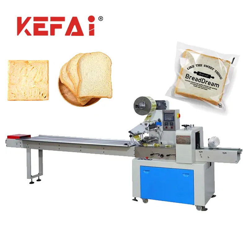 KEFAI Flowpack Broodverpakkingsmasjien